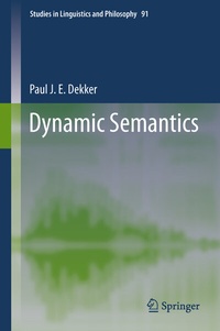 Enlarge image Cover: Dynamic Semantics - Springer