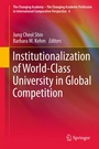 Cover: Institutionalization of World-Class University in Global Competition - Springer