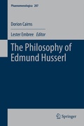 Cover: The Philosophy of Edmund Husserl - Springer