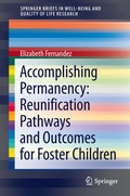 Cover: Accomplishing Permanency: Reunification Pathways and Outcomes for Foster Children - Springer