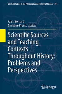 Enlarge image Cover: Scientific Sources and Teaching Contexts Throughout History: Problems and Perspectives - Springer