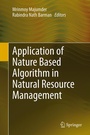 Cover: Application of Nature Based Algorithm in Natural Resource Management - Springer