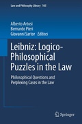 Cover: Leibniz: Logico-Philosophical Puzzles in the Law - Springer