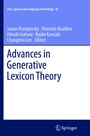 Cover: Advances in Generative Lexicon Theory - Springer