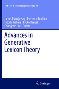 Abbildung von: Advances in Generative Lexicon Theory - Springer