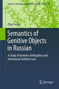 Enlarge image Cover: Semantics of Genitive Objects in Russian - Springer