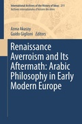 Cover: Renaissance Averroism and Its Aftermath: Arabic Philosophy in Early Modern Europe - Springer
