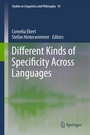 Cover: Different Kinds of Specificity Across Languages - Springer