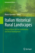 Cover: Italian Historical Rural Landscapes - Springer