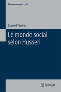 Cover: Le monde social selon Husserl - Springer
