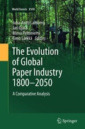 Cover: The Evolution of Global Paper Industry 1800&not;-2050 - Springer