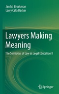 Cover: Lawyers Making Meaning - Springer
