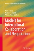 Cover: Models for Intercultural Collaboration and Negotiation - Springer