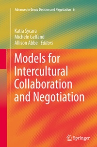 Enlarge image Cover: Models for Intercultural Collaboration and Negotiation - Springer