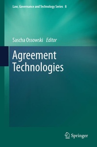 Enlarge image Cover: Agreement Technologies - Springer