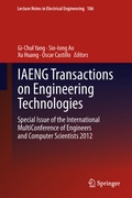 Cover: IAENG Transactions on Engineering Technologies - Springer