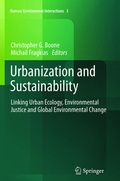 Cover: Urbanization and Sustainability - Springer