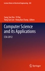 Cover: Computer Science and its Applications - Springer