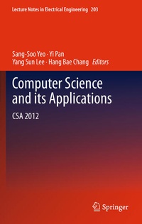 Enlarge image Cover: Computer Science and its Applications - Springer