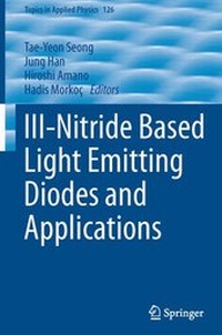 Enlarge image Cover: III-Nitride Based Light Emitting Diodes and Applications - Springer