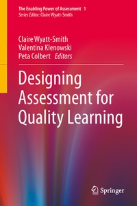 Abbildung von: Designing Assessment for Quality Learning - Springer