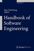 Cover: Handbook of Software Engineering 2019 - Springer