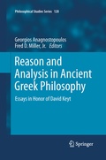 Cover: Reason and Analysis in Ancient Greek Philosophy - Springer