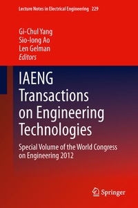 Abbildung von: IAENG Transactions on Engineering Technologies - Springer