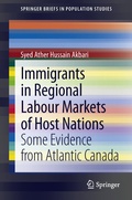 Cover: Immigrants in Regional Labour Markets of Host Nations - Springer