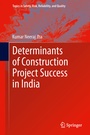 Cover: Determinants of Construction Project Success in India - Springer