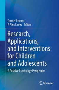 Enlarge image Cover: Research, Applications, and Interventions for Children and Adolescents - Springer