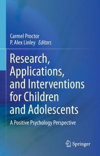 Enlarge image Cover: Research, Applications, and Interventions for Children and Adolescents - Springer