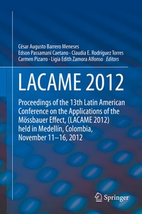 Abbildung von: LACAME 2012 - Springer