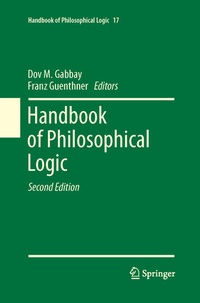 Enlarge image Cover: Handbook of Philosophical Logic - Springer