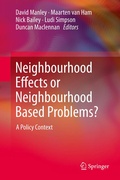 Cover: Neighbourhood Effects or Neighbourhood Based Problems? - Springer