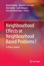Cover: Neighbourhood Effects or Neighbourhood Based Problems? - Springer