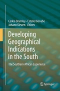 Cover: Developing Geographical Indications in the South - Springer