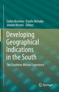 Enlarge image Cover: Developing Geographical Indications in the South - Springer