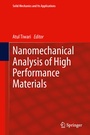 Cover: Nanomechanical Analysis of High Performance Materials - Springer