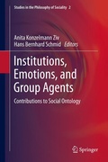 Cover: Institutions, Emotions, and Group Agents - Springer