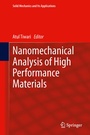Cover: Nanomechanical Analysis of High Performance Materials - Springer
