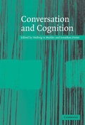 Cover: Conversation and Cognition - Cambridge University Press