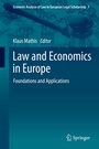 Cover: Law and Economics in Europe - Springer