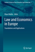Cover: Law and Economics in Europe - Springer