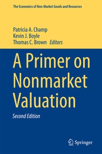 Enlarge image Cover: A Primer on Nonmarket Valuation - Springer