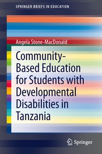 Enlarge image Cover: Community-Based Education for Students with Developmental Disabilities in Tanzania - Springer
