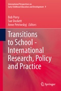 Cover: Transitions to School - International Research, Policy and Practice - Springer