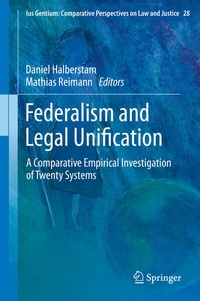 Enlarge image Cover: Federalism and Legal Unification - Springer