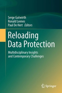 Enlarge image Cover: Reloading Data Protection - Springer