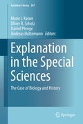 Cover: Explanation in the Special Sciences - Springer